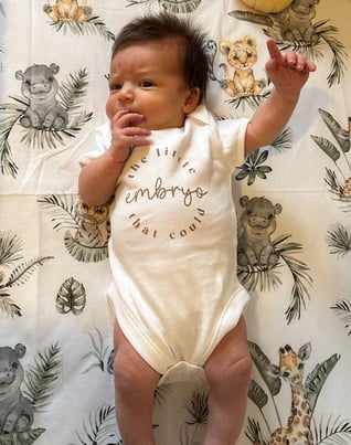Jolene and Sophie's little girl, Baby Remi. Born after having IVF at Care Fertility Birmingham.