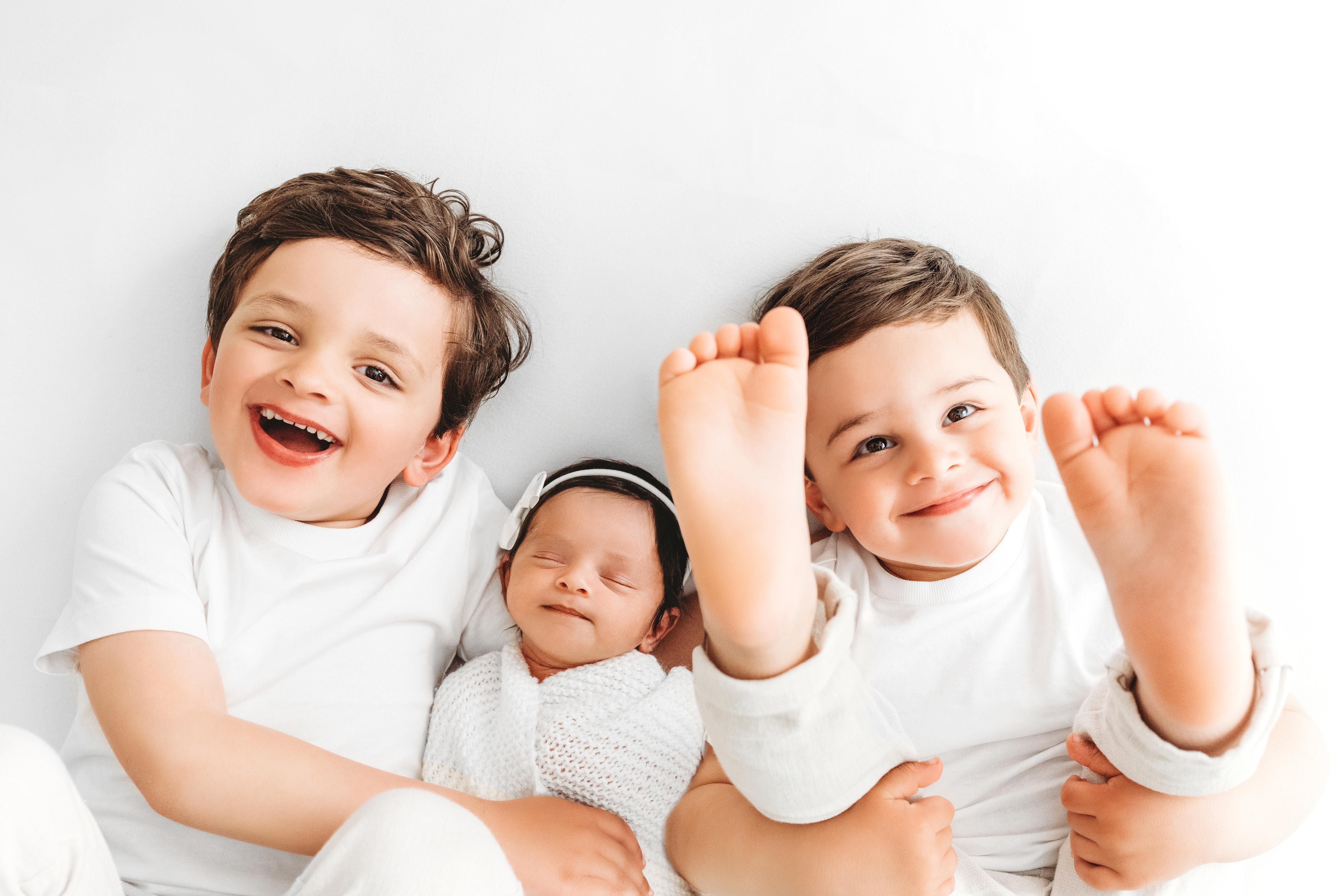 Stephanie and Sherry Brar's children