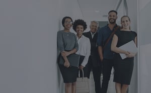 Professional fertility specialist consulting with patient in modern clinical setting